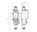 Testa di taglio laser a fibra da 3 kW