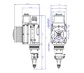 Testa di taglio laser robotizzata 3D da 4 kW