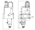 Testa di taglio laser con scanner da 4 kW