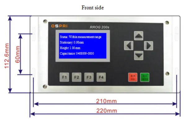 Sensore capacitivo d'altezza